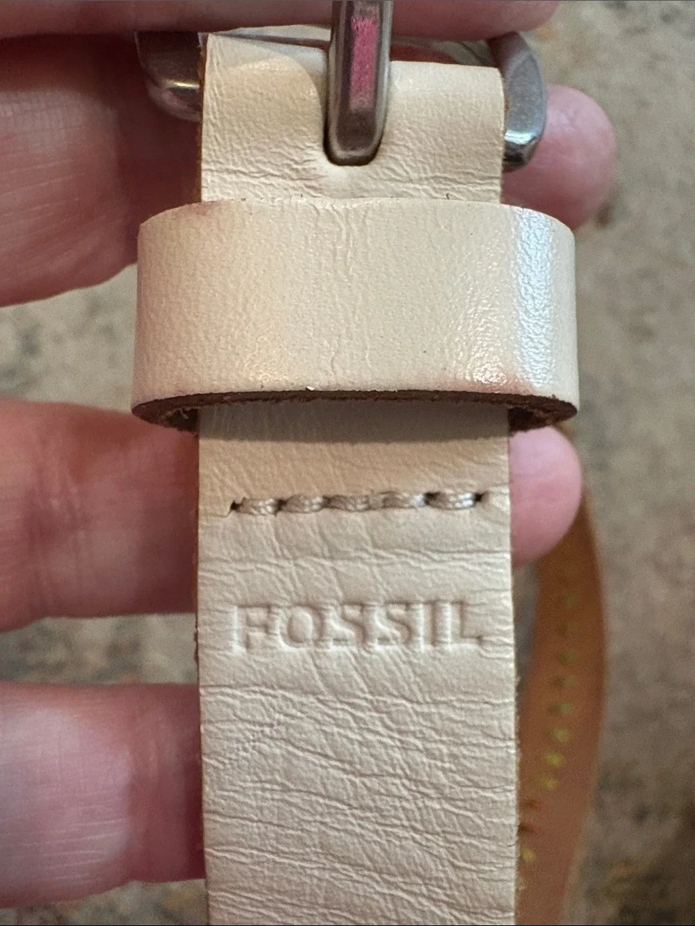Fossil ivory colored